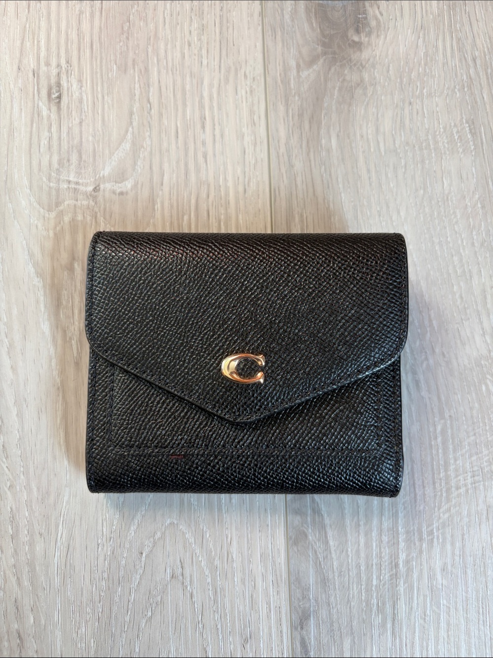 Coach Black Trifold Wallet